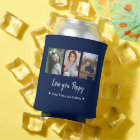 Love You Poppy 3 Photo Collage Blue