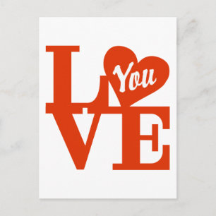 LOVE You Postcard