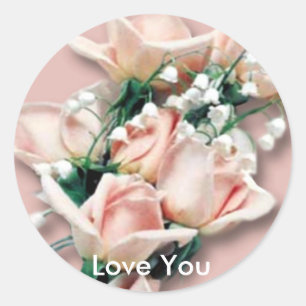 Love You Roses Sticker