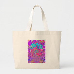 Love You save the date Graphic Text Art Design lov Large Tote Bag