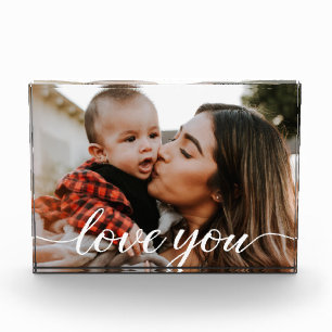 Love You Script Custom Photo Block
