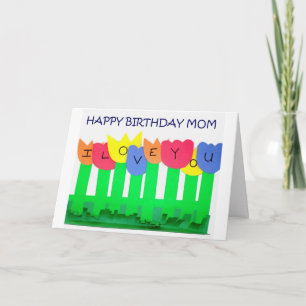 LOVE YOU/SPECIAL MOM HAPPY BIRTHDAY CARD