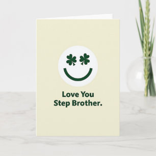 Love You Step Brother Card