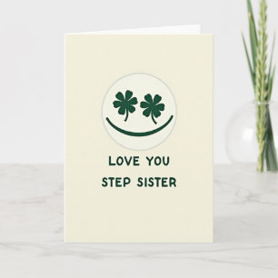 Love You Step Sister Card