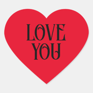 Love You Sticker