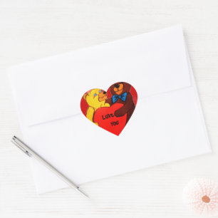 LOVE YOU TEDDY BEAR  stickers