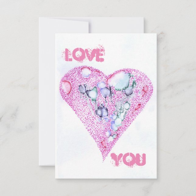 Love you thank you card (Front)