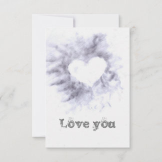 Love you thank you card