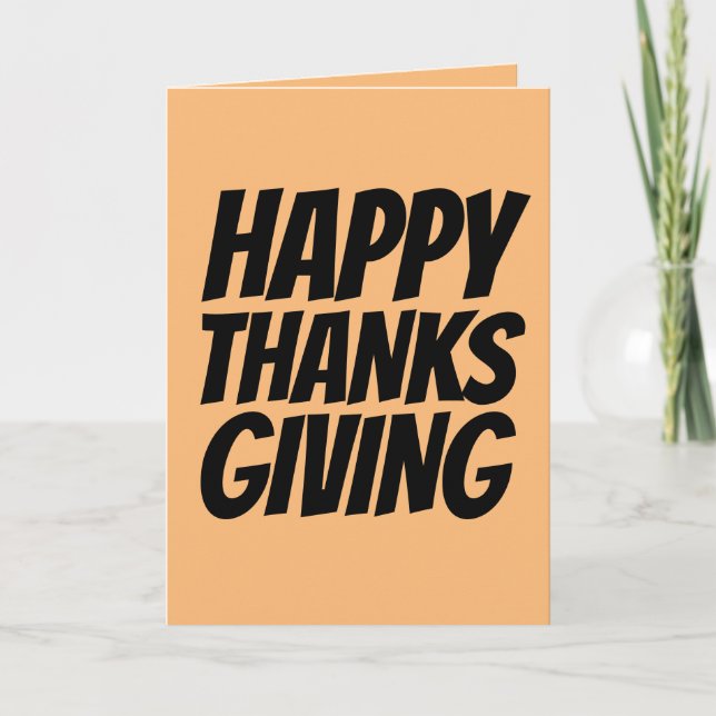 LOVE YOU, THANKSGIVING DAY CARDS (Front)