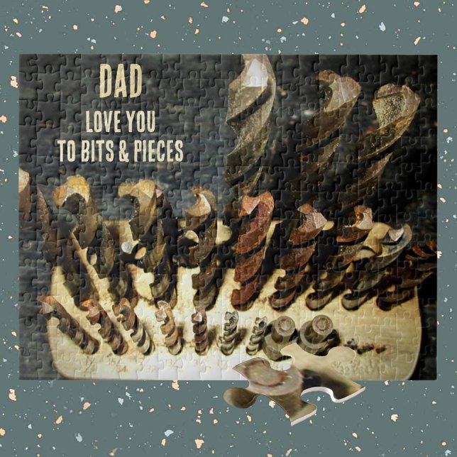 Love You to Bits and Pieces Workshop Drill Bits Jigsaw Puzzle (Creator Uploaded)