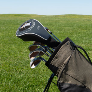 Love You to Rough & Back Grey Custom Photo  Golf Head Cover