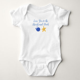 Love You to the Beach and Back Baby Bodysuit