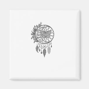 Love You To The Moon And Back Celestial Dreamy Art Magnet