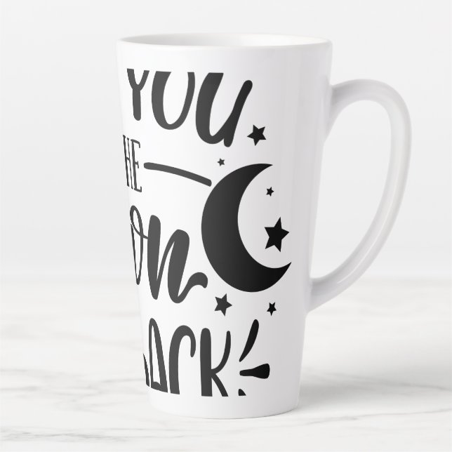 Love You to the Moon and Back" Ceramic Mug – Roman (Right)