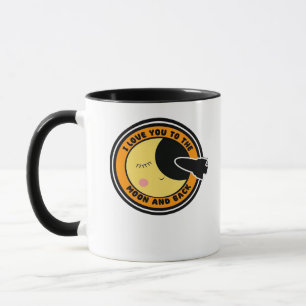 Love You To The Moon And Back Elegant Style  Mug