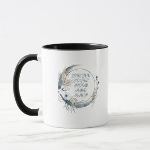 Love You To The Moon And Back Heartfelt Clean Styl Mug