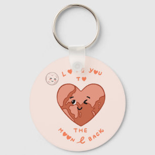 Love you to the moon and Back Key Ring