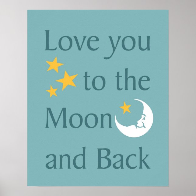 Love You to the Moon and Back poster (Front)
