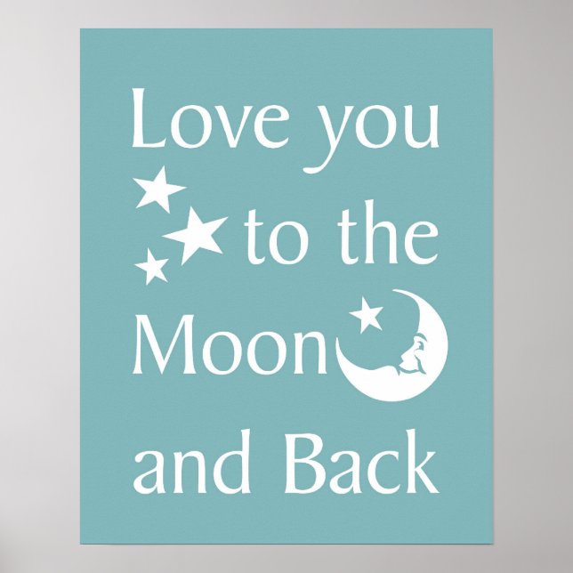 Love you to the Moon and Back poster (Front)