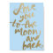 LOVE YOU TO THE MOON AND BACK | TYPOGRAPHY POSTER