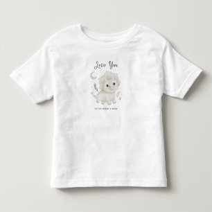 Love You to the Moon and Roar Dinosaur Toddler  T-Shirt