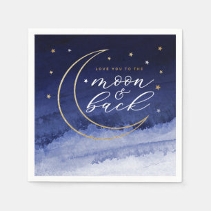 Love you to the Moon & Back Paper Napkin