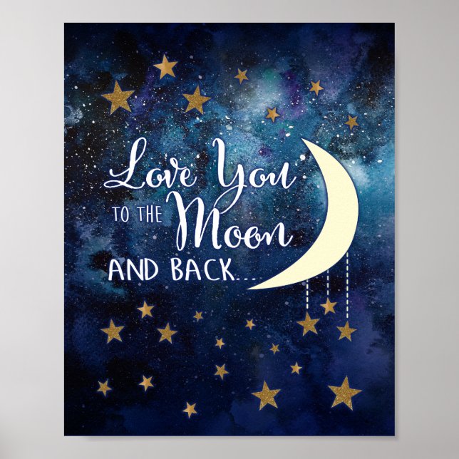 Love You to the Moon & Back Poster (Front)