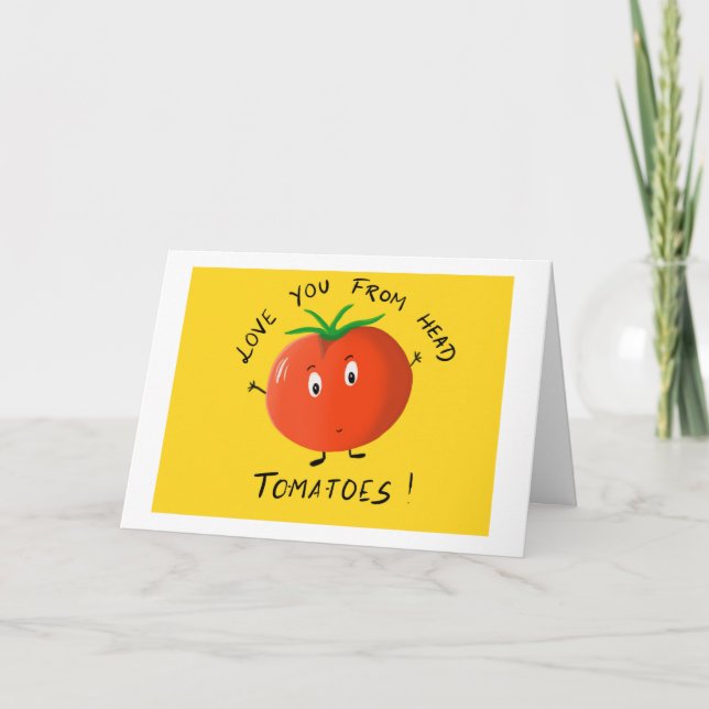 Love you Tomatoes Card (Front)