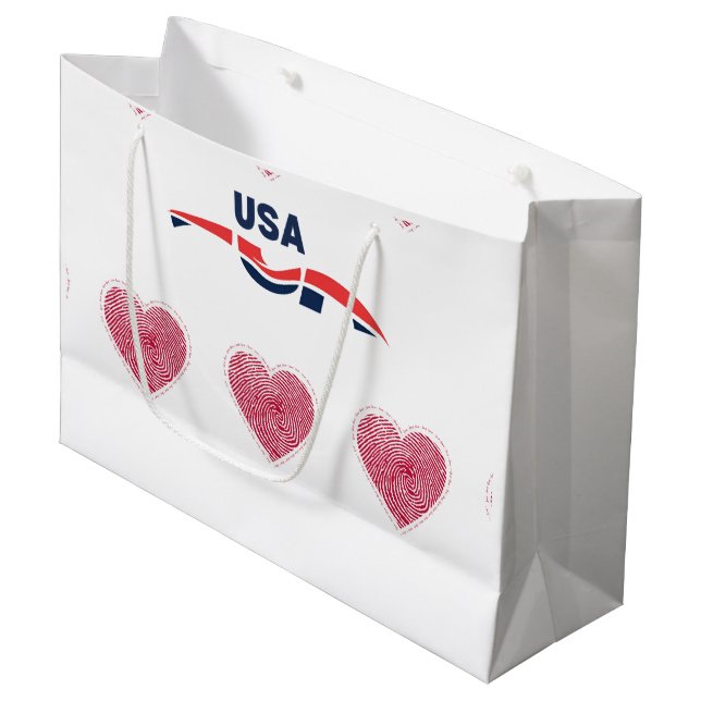 Love you USA Gift Bag (Front Angled)