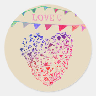Love You , Valentine, Love Sticker