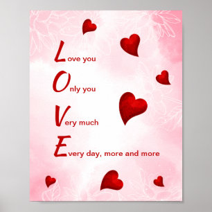 Love You, Valentine  Poster