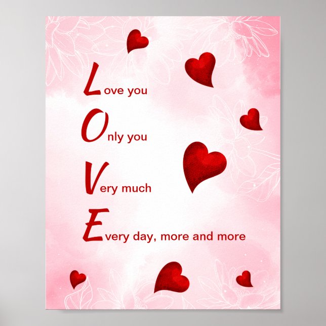 Love You, Valentine  Poster (Front)