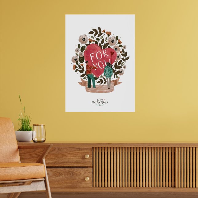 love you Valentines Day Poster (Living Room 2)