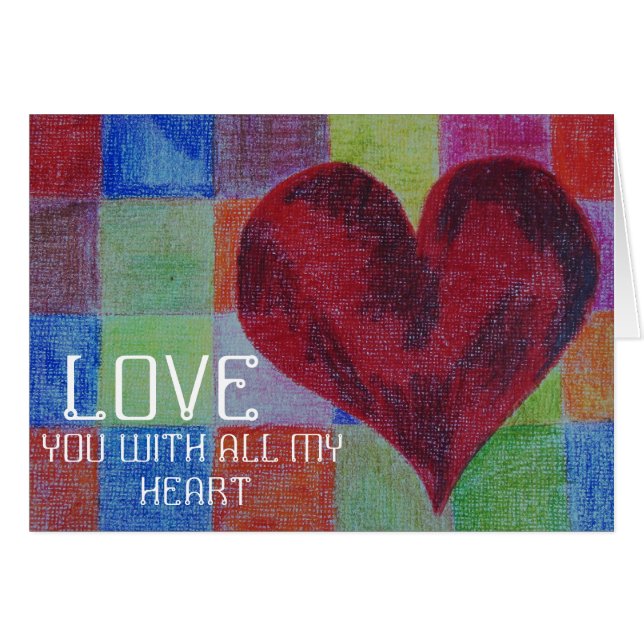 Love You With All My Heart (Front Horizontal)