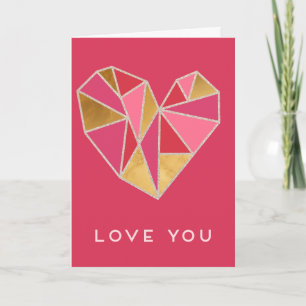Love you with every piece of my heart card