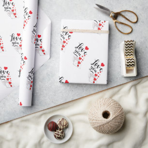 Love You Wrapping Paper