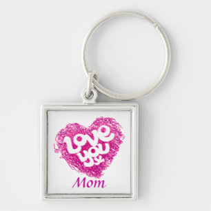 Love you x Mum keychain