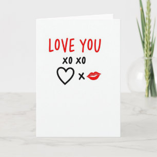 Love You Xo Xo Card