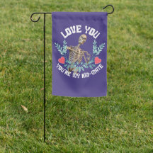 Love You, You are My Rib Mate Skeleton Valentine