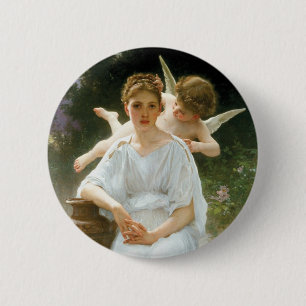 LOVE YOUR ANGEL 6 CM ROUND BADGE