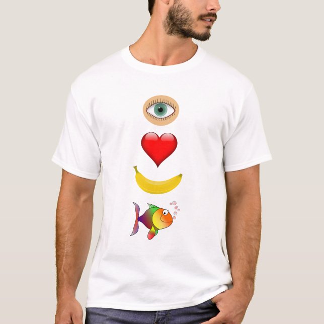 Love your banana fish! T-Shirt (Front)