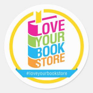 Love Your Bookstore Stickers - Sheet of 20