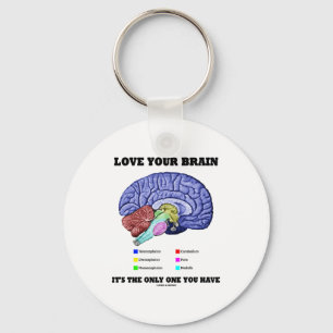 Love Your Brain It's The Only One You Have (Brain) Key Ring