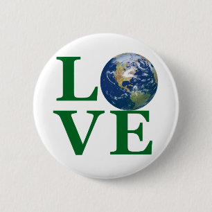 Love Your Earth 6 Cm Round Badge