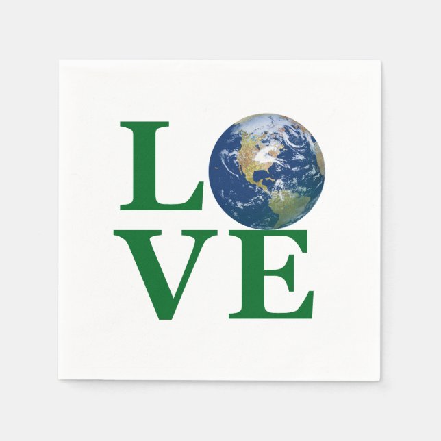 Love Your Earth Napkin (Front)