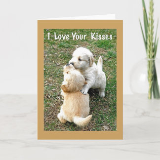 Love Your Kisses Paper Note Card