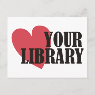 Love Your Library Postcard