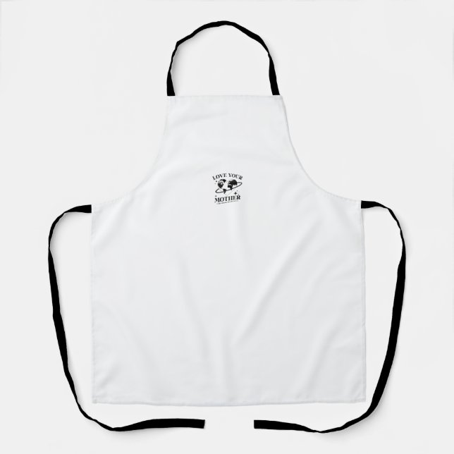 🌍💚 Love Your Mother 🌿 Apron (Front)