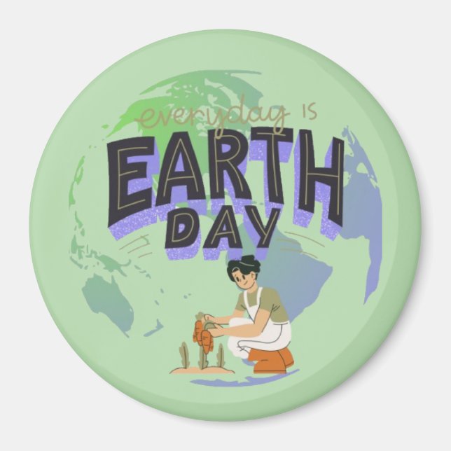 "Love Your Mother: Earth Day Every Day" Magnet (Front)
