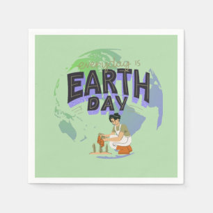 "Love Your Mother: Earth Day Every Day" Napkin